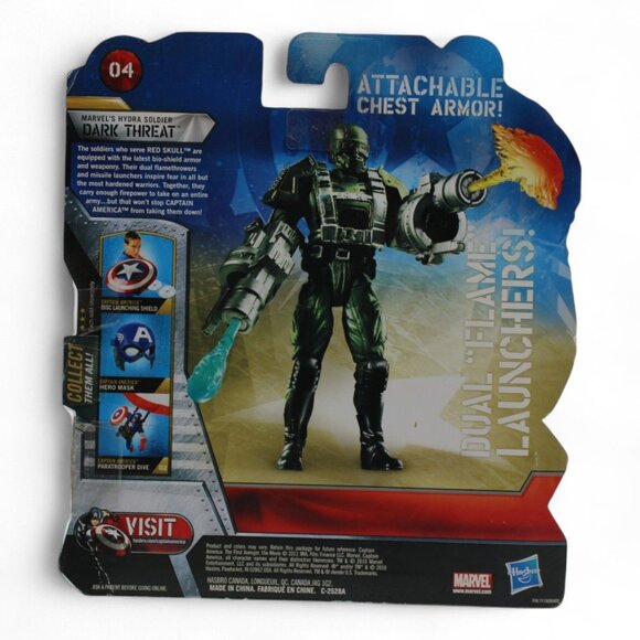 Marvel Captain America Dark Threat Hydra Soldier Action Figure With Detachable A - Picture 6 of 8